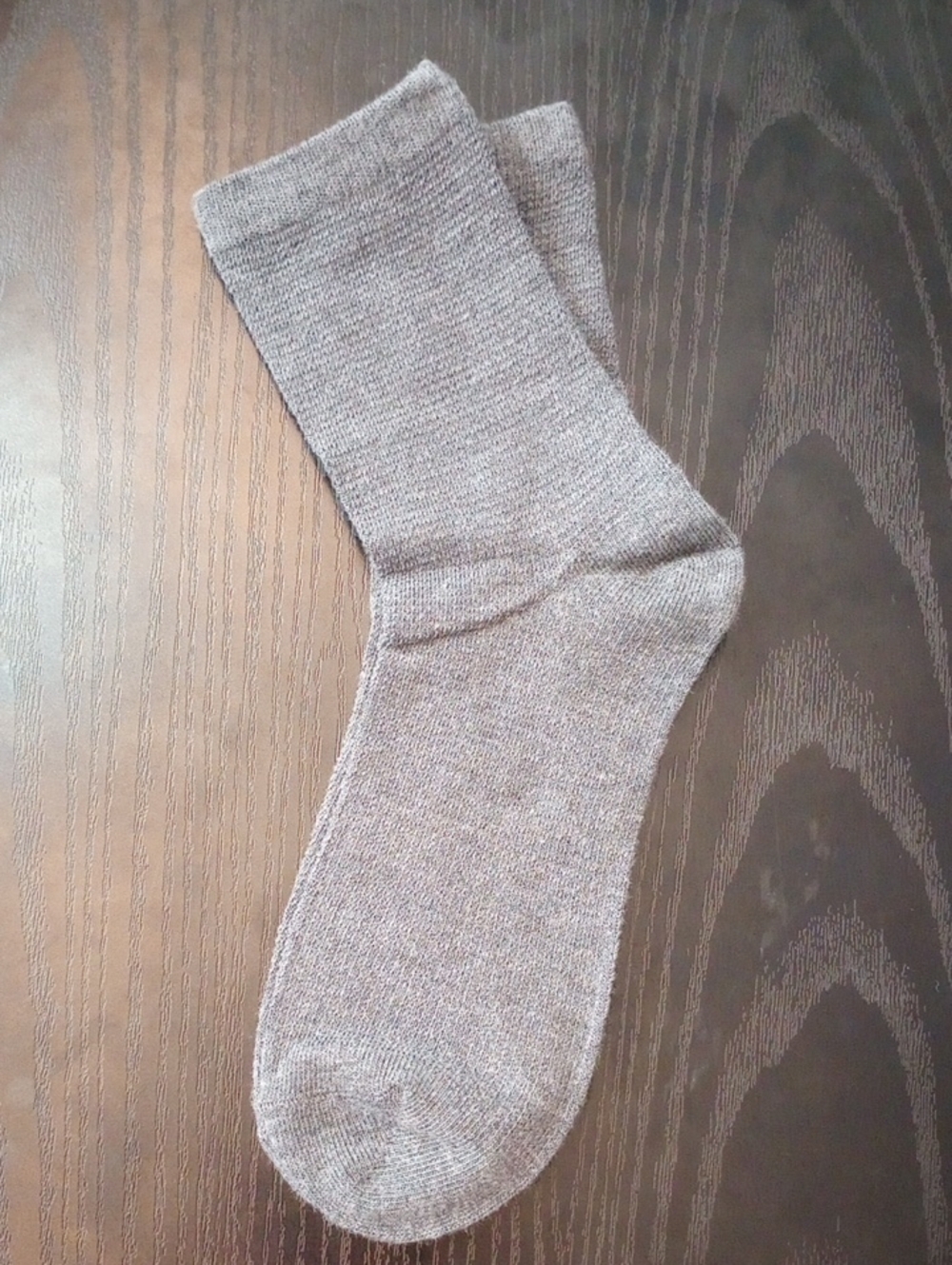 Classic Gray Crew Mid-calf Socks